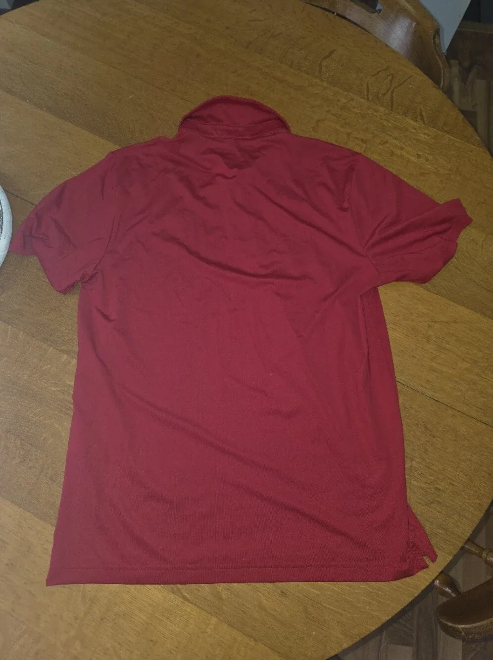 NWT Men's S/S UNDER ARMOUR Red Polo featuring WISCONSIN Size Medium